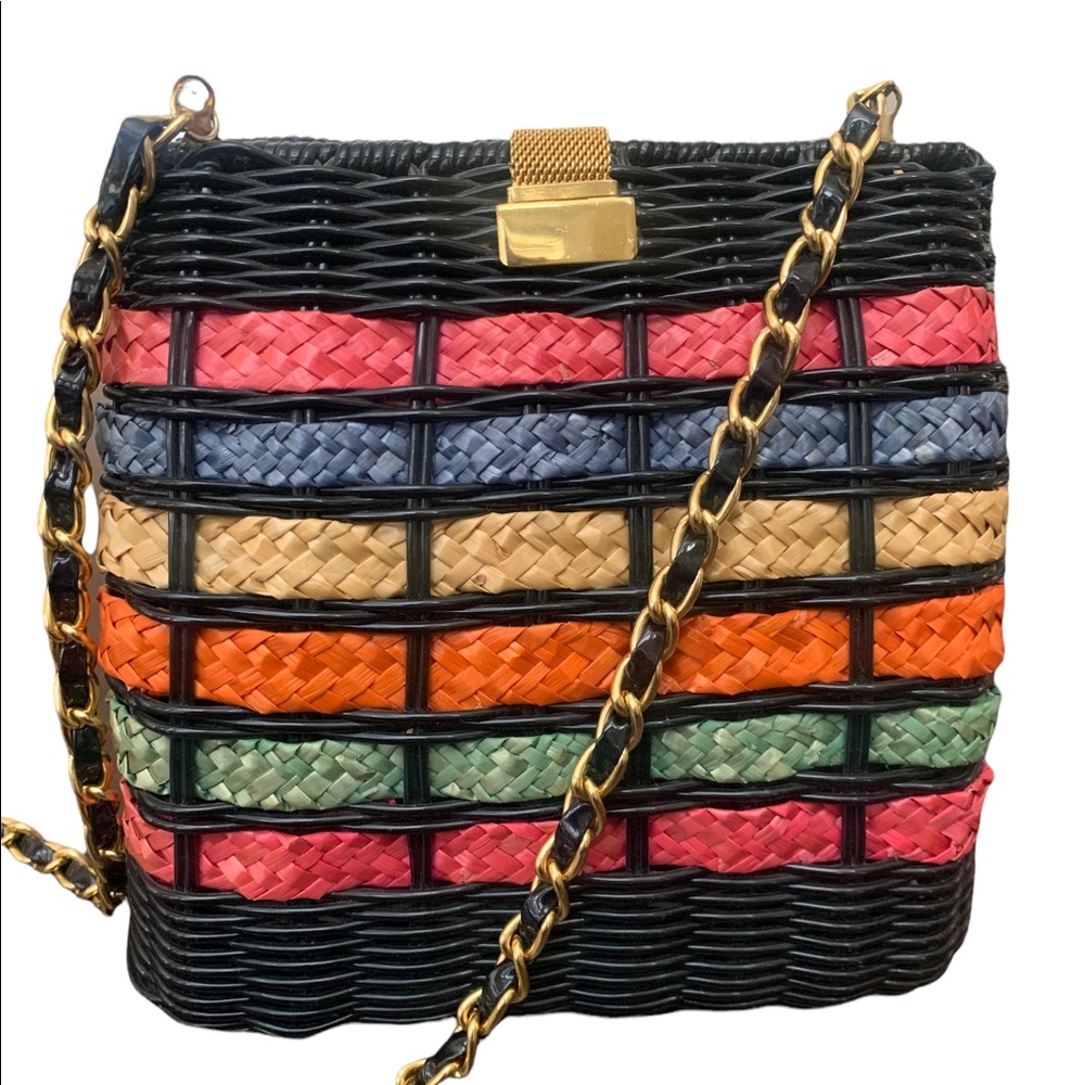 Basketweave Purse